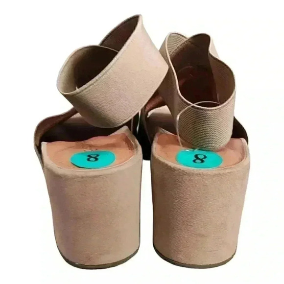 Gentle Souls by Kenneth Cole Gwendaline Elastic Wedge Sandal - Women's Size 8/39 - Picture 5 of 7